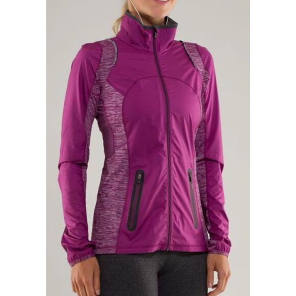NWOT Lululemon Run: Featherweight Hybrid Jacket, $110 sz 4 A53 - Picture 1 of 8